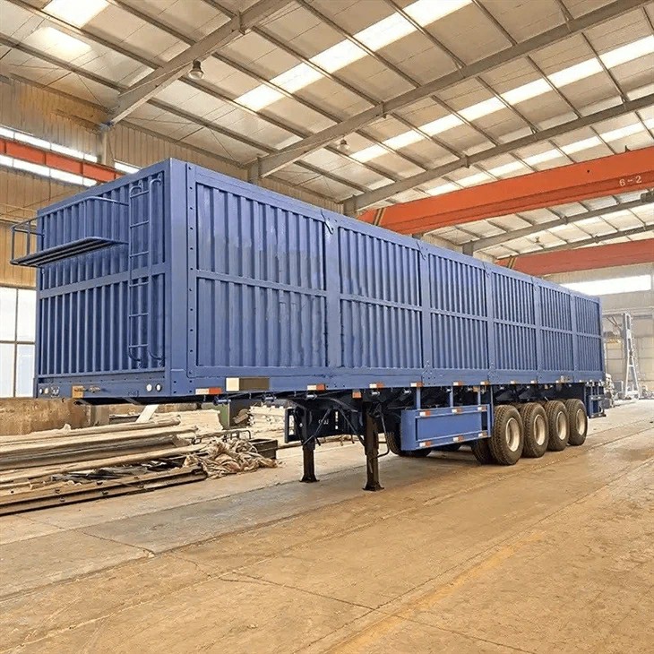 Four-axle Side-reversing Semi-trailer