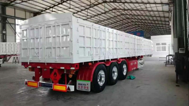 13-meter Three-axis Side-reversing Semi-trailer