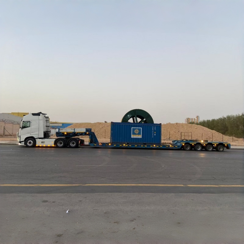 Low-bed Heavy-haul Semi-trailer